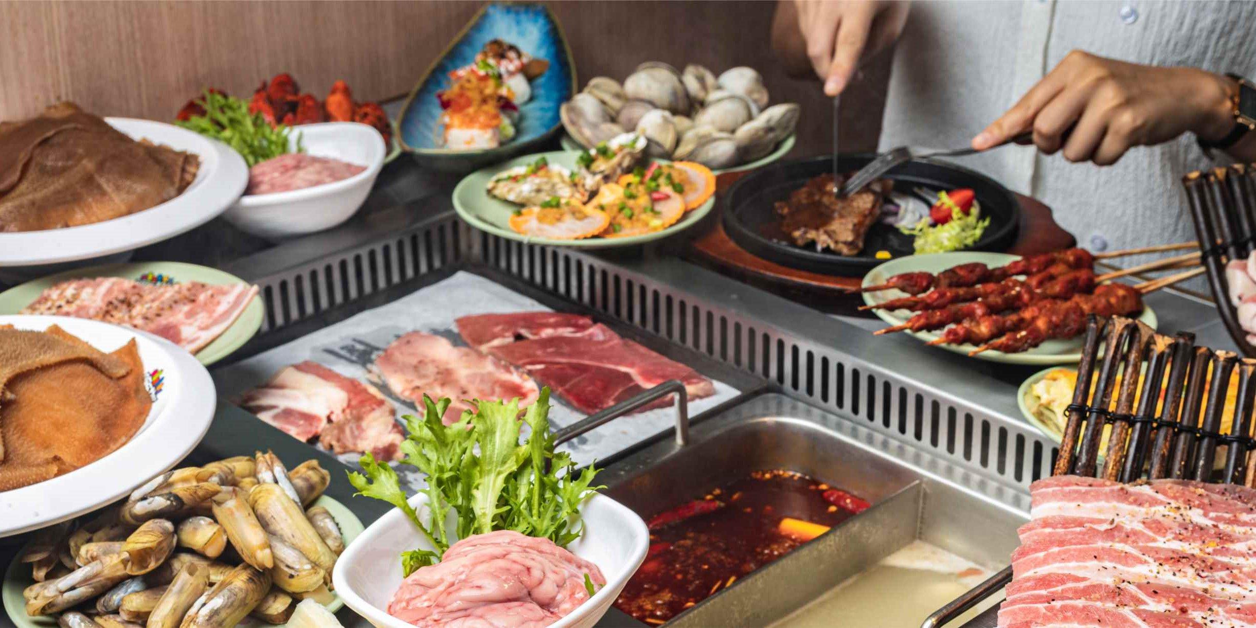 欢乐牧场毛肚火锅烤肉自助(西丽宝能店)