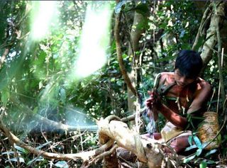 黎族与火 钻木取火的古老习俗