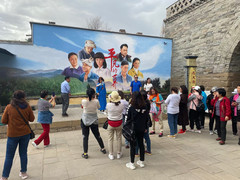 神木游记图片] 高家堡古镇新晋网红墙画打卡！