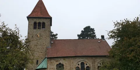 Bei der Ev. Johanneskirche Laggenbeck