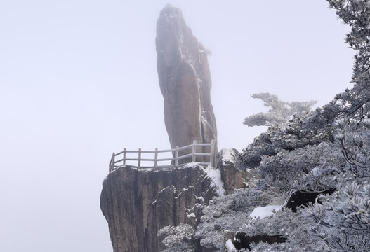 幸踏黄山雪,南赏北国景