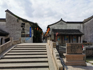 嘉兴2022年秋:海宁南关厢-盐官古镇晴雨楼-神龙湾森林行迹