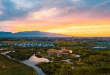 张掖国家湿地公园景点图片