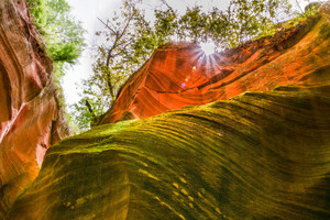 甘泉游记图文-光与影的交集～甘泉雨岔大峡谷