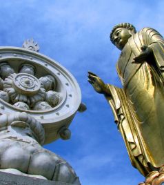 鲁山游记图文-河南旅游：观中原大佛 赏神奇尧山（图）