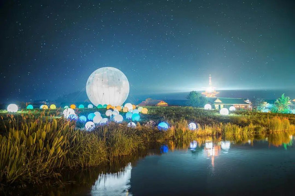 暑期de拈花湾,星光夜市、清风民谣,!