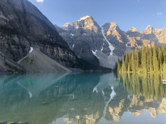 落基山脉地区游记图片] Banff Day 1 | 必有排名第一 梦莲湖 Moraine Lake