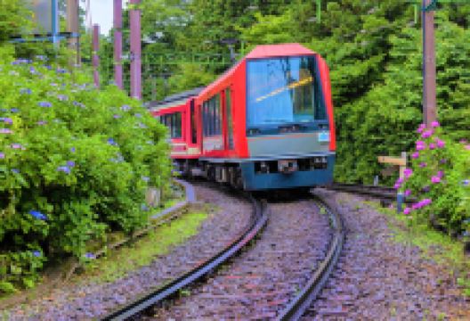 箱根登山电车景点图片