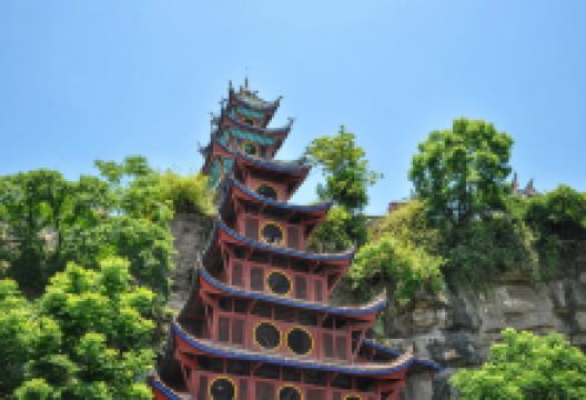 石宝寨景点图片