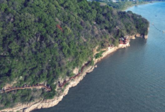 采石矶风景区-沿江栈道景点图片