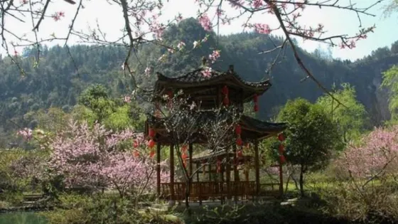 桃花山景區-問津亭