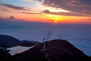 东阳东白山之一处看日出的好地方