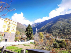 中国贡嘎山海螺沟游记图片] 四川甘孜海螺沟吾悦民宿，与千年冰川隔街相望，正上演绝美之境！