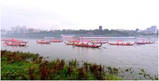 赛龙舟 看演出 品美食 第二十一届中国安康汉江龙舟节开启活力假日