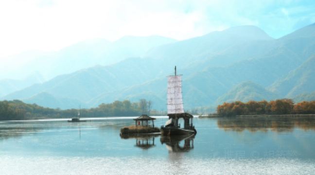 大九湖国家湿地公园-凉亭