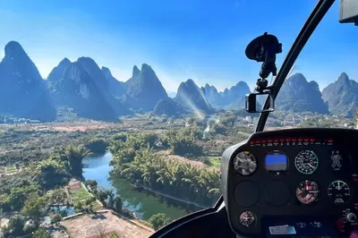 飞机之家阳朔直升机旅游基地