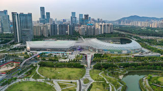 太美了！深圳网红体育馆，与北京鸟巢齐名，可以喝咖啡观无敌海景