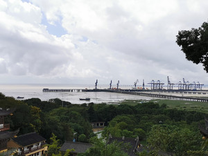 平湖游记图文-嘉兴2021年初秋：乍浦汤山公园-瑞祥寺-山湾渔村-南湾炮台-九龙山滨海栈道行迹