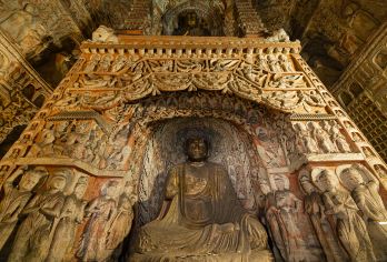 云冈石窟+悬空寺+应县木塔景区一日游【太原出发】【辽金时期全国唯1保留的非常古老、非常高大、全木结构楼阁式建筑、佛宫寺释迦牟尼佛舍利塔——[应县木塔]】