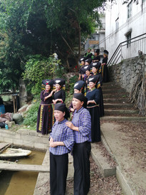 平果游记图片] 三月三，平果市芦仙湖边对山歌，纪录片《慧眼看中国》全程拍摄