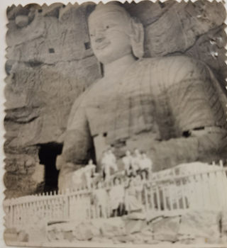 一九五七年第一次去云冈石窟