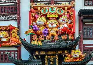 正月初五去豫园灯会轧闹满