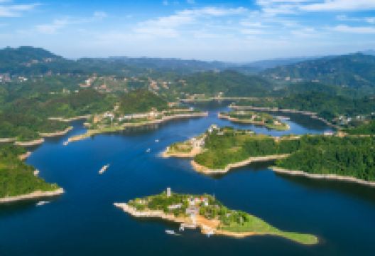 瀛湖风景区景点图片