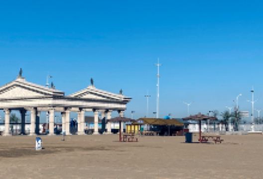 黄骅港金沙滩景点图片