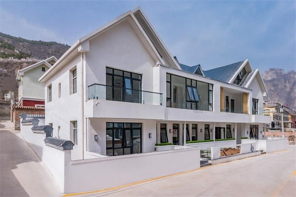 北京房山十渡一山归宿民宿，660平大别墅，群山秀水之间视野开阔