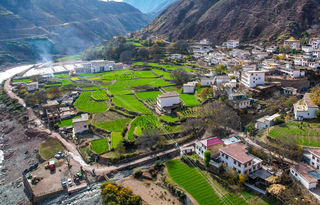 冬天的西藏,与我们想象的不一样,田野中竟然郁郁葱葱如江南