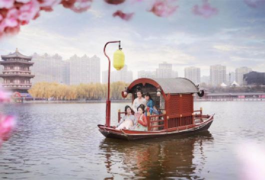 西安城墙+西安千古情+大雁塔+大唐芙蓉园+大唐不夜城一日游【千年古都-常来西安，带上家人朋友网红打卡地，了解秦唐文化做文明旅游人！】