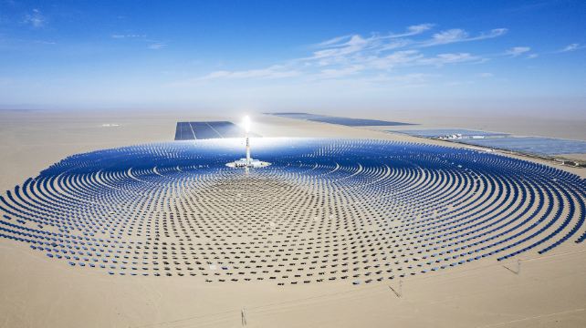 敦煌光电博览园(超级镜子发电站)