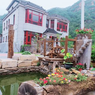北京平谷京东大峡谷溶洞观山阁民宿，秒入江南烟雨境世外桃源！