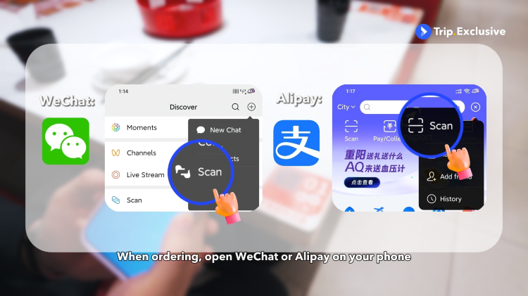 Scan to Order Food Quick Note
