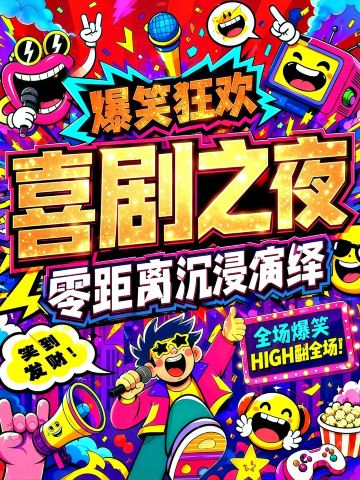 海口 · 《奇即喜剧》|脱口秀|即兴喜剧|sketch小品|综艺同款