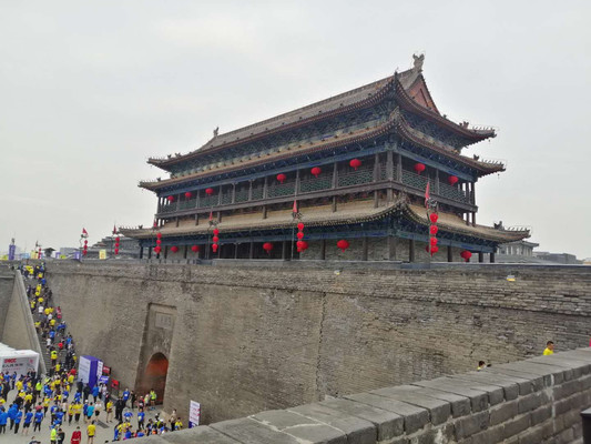 马拉松游记之十~肆意奔跑在历史的长河中,记“一带一路”陕西西安(三星)·2020城墙国际马拉松赛