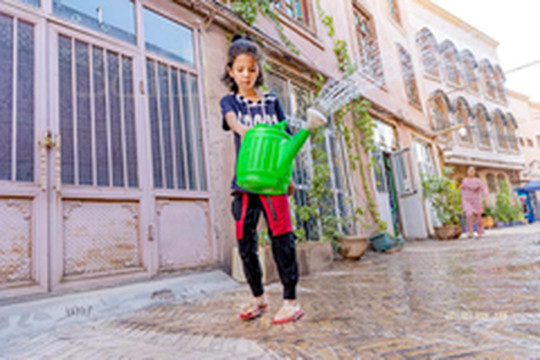 喀什市游记图片] 喀什老城的晨