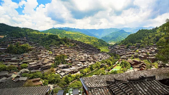 西江千户苗寨景區-觀景台