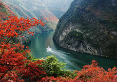 巫山游记图片] 游三峡，必看《巫山神女》，秋日的风景美如画！