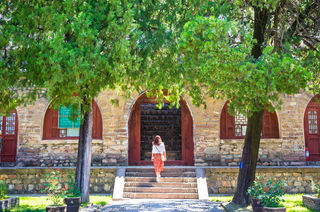 民国才女转身之际,远视眼的她,发现了五台山“亚洲佛光”