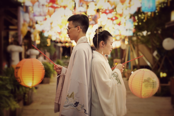 穿上汉服穿越时空,这个葛仙村果然有“仙气”