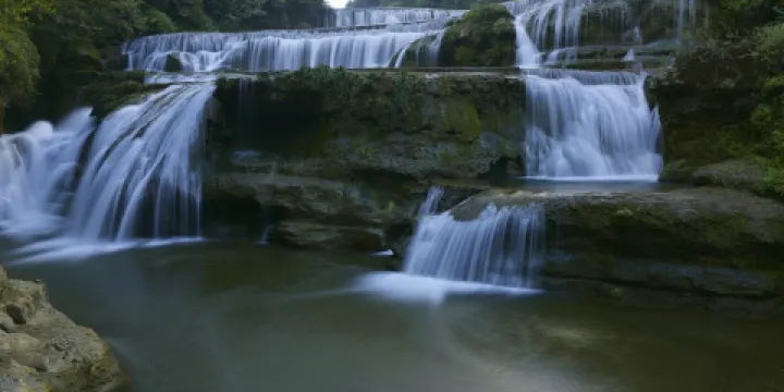 桃源河三道響瀑布