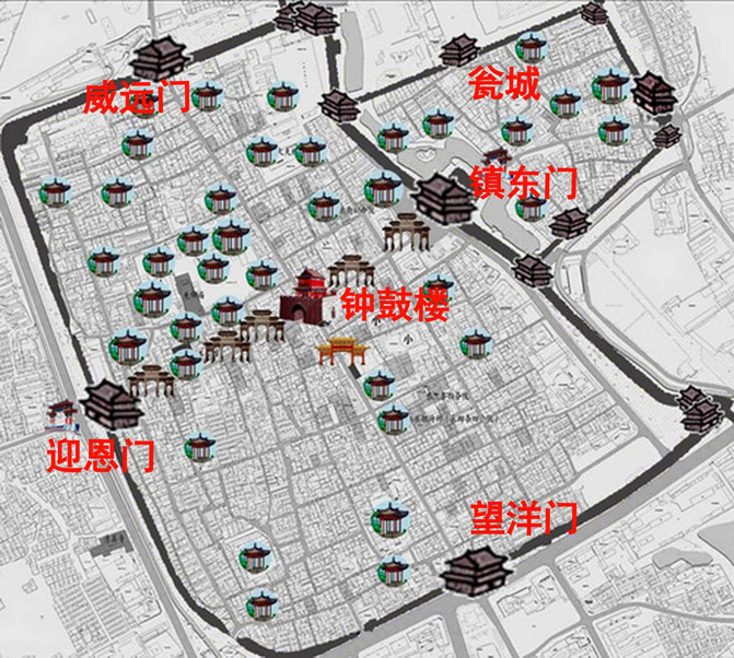 萬里長城第一關——山海關。