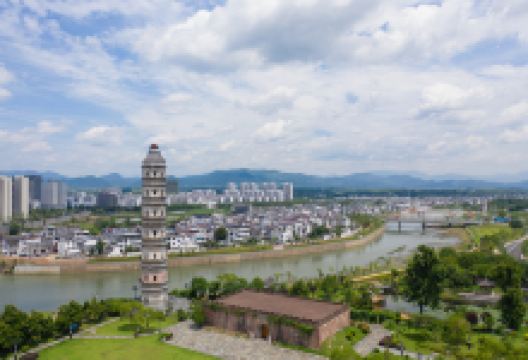 黄山岩寺文峰塔景点图片