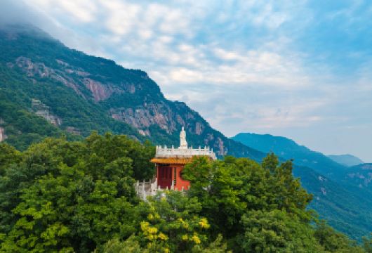 南阳五朵山一日游【含门票+往返车费+保险+含景区交通车】【全长5公里，区内既有郁郁葱葱的生态林地，又有跌宕奔流的瀑潭溪涧】