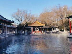 历下区游记图文-冬天的济南趵突泉，有点儿甜！