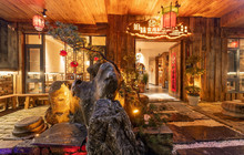 姐妹食尚朴宿亲子休闲度假禅修民宿(九华山换乘中心店)·餐厅餐厅图片