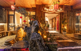 姐妹食尚朴宿亲子休闲度假禅修民宿(九华山换乘中心店)·餐厅