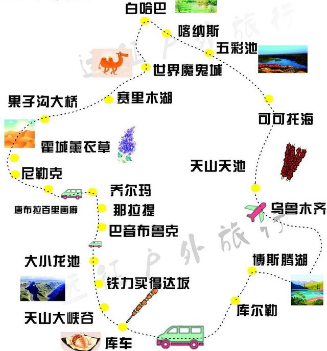 2022新疆行五彩滩看可可托海观天山天池-可可托海镇游记攻略【携程攻略】