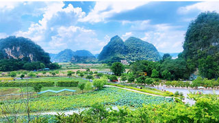 在英西峰林片区打卡沿路景点,体验英西的风土人情